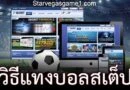 วิธีแทงบอลสเต็ป